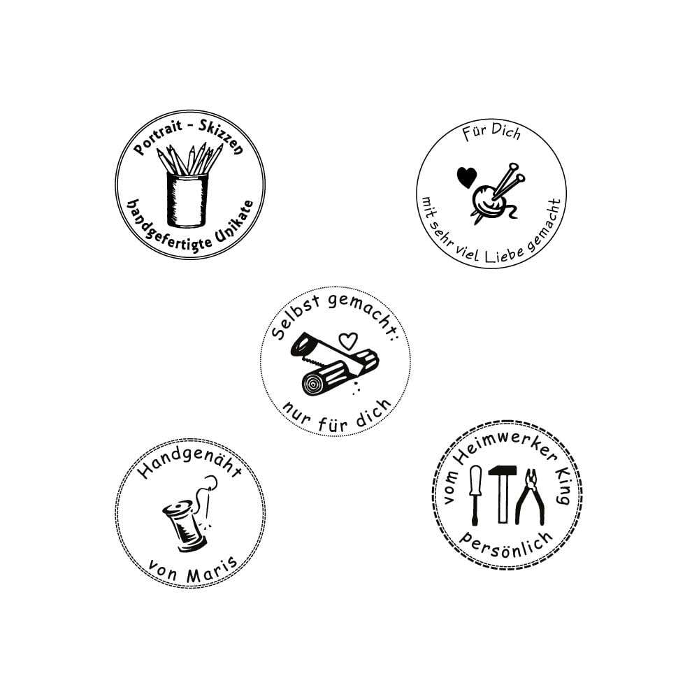 Trendaffe 'Geht Gar Nicht' Holzstempel - Lustiger Bürostempel