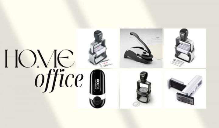 Homeoffice organisieren: Wie Stempel und Etiketten täglich Zeit sparen