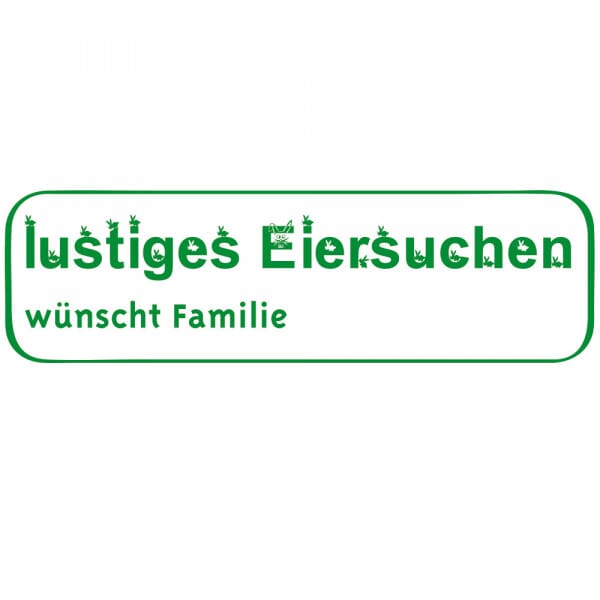 Ostern Holzstempel - Eiersuche (70x20 mm)