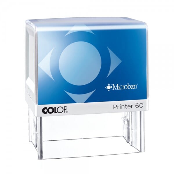 Colop Printer 60 Microban (76x37 mm - 8 Zeilen)
