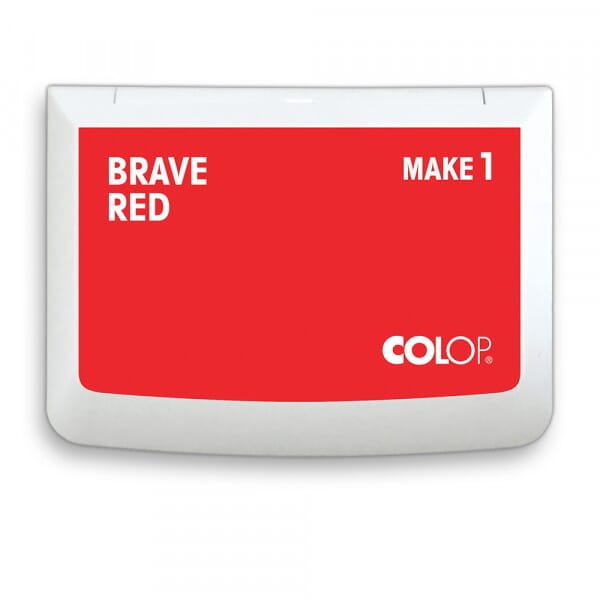 COLOP Stempelkissen MAKE 1 &quot;brave red&quot; (90x50 mm)
