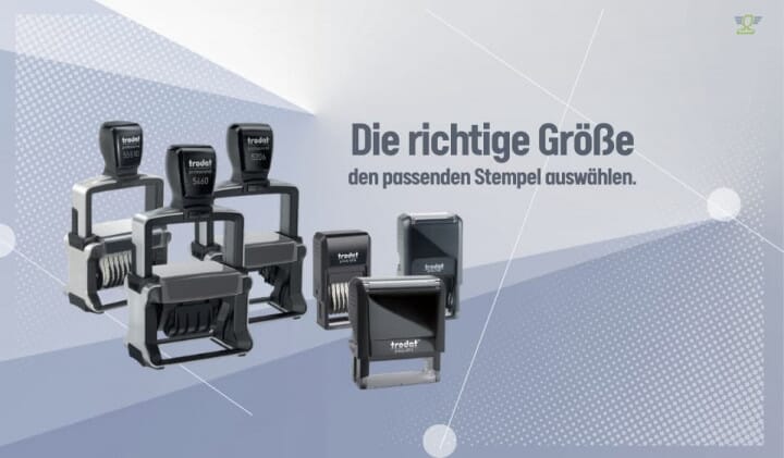 Welche Stempelgröße ist die richtige?