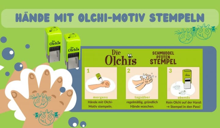 Der Olchi-Stempel im Kindergarten – spielerisch Händewaschen lernen