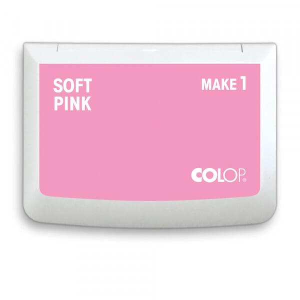 COLOP Stempelkissen MAKE 1 &quot;soft pink&quot; (90x50 mm)
