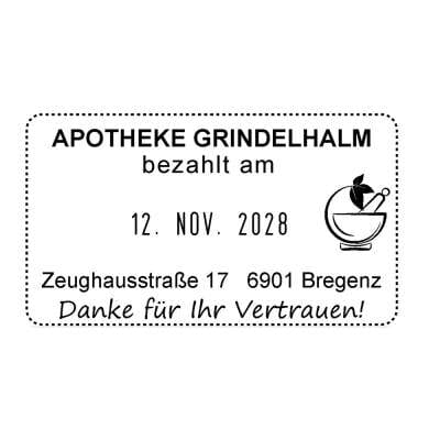 Individueller Arztstempel - Imprint 13 (58x22 mm - 6 Zeilen) | stempel Individueller Arztstempel - Imprint 13 (58x22 mm - 6 Zeilen) | stempel